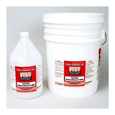 Static Solutions Inc Static Solutions Concentrated Floor Cleaner, Gallon Bottle, 4 Bottles - FC-4500 FC-4500